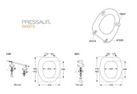 MEDIDAS ASIENTO INODORO DANIA PRESSALIT